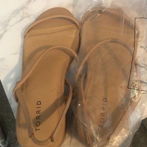 Strappy Nude Mule